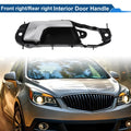 Front Driver Side Interior Door Handle for Buick Excelle (2008–2016) Black Chrome