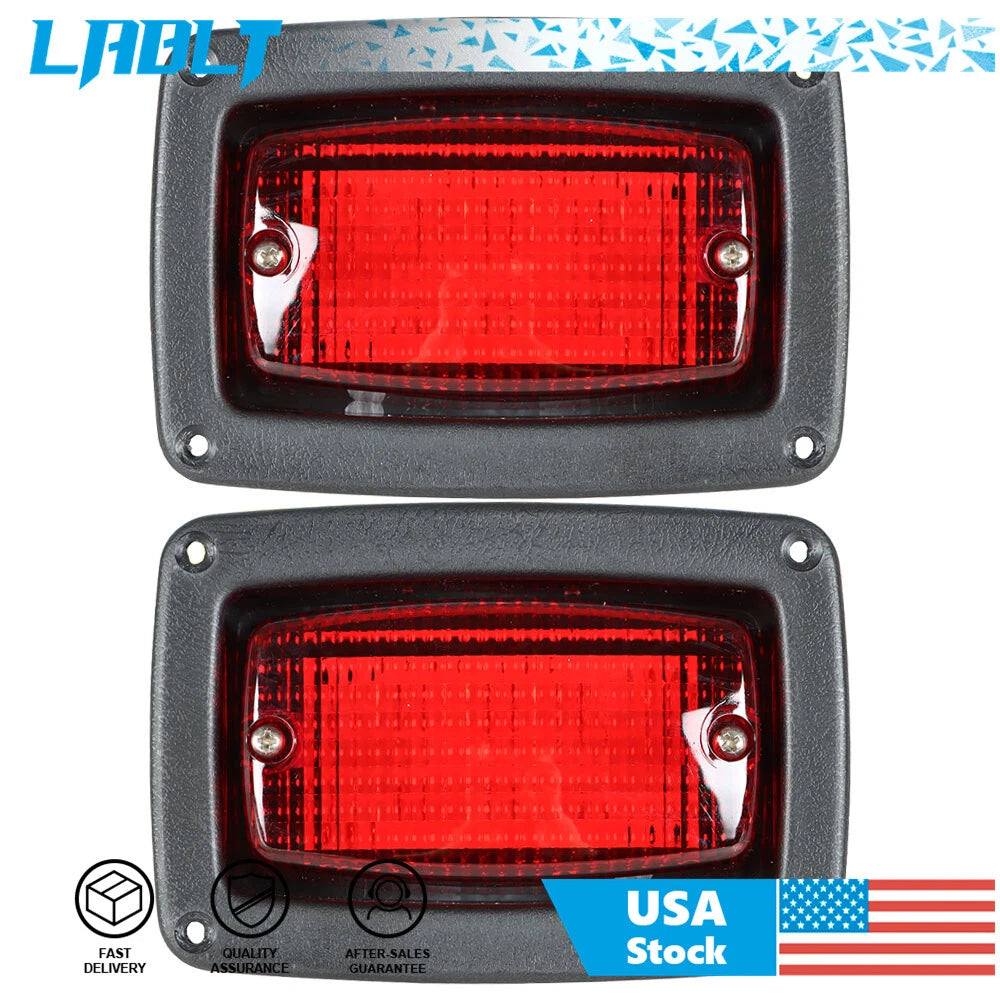 LED Tail Lights for Club Car DS 2 Golf Cart (3 Wire, Pair)