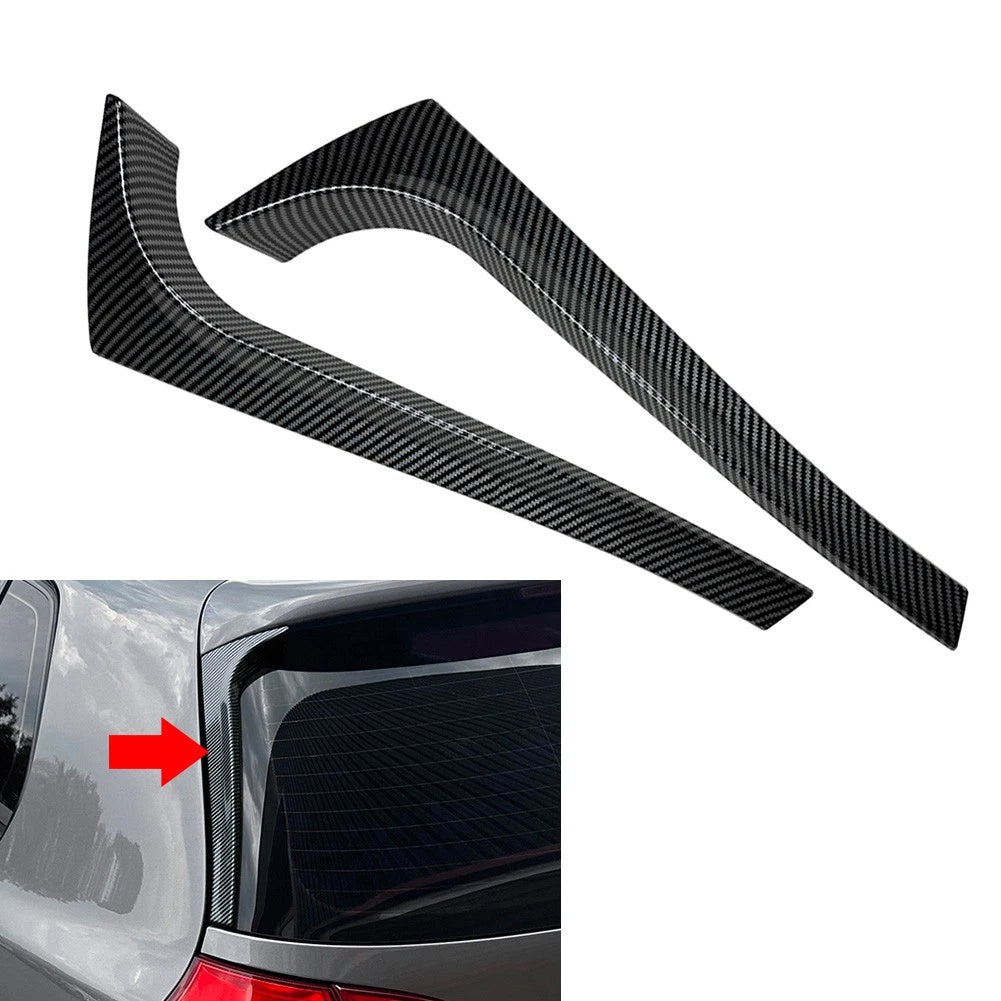 Rear Window Side Spoiler Lip Wing For For VW Golf 5 MK5 R32 2006-09