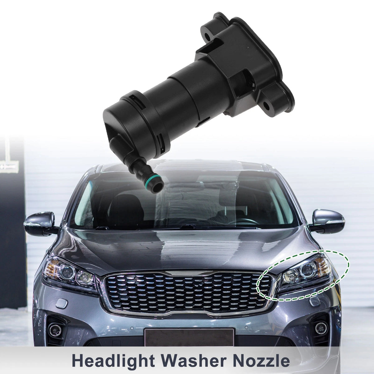 Front Driver Side Headlight Washer Nozzle for Audi A4 (2002–2005) No. 8E0955101C