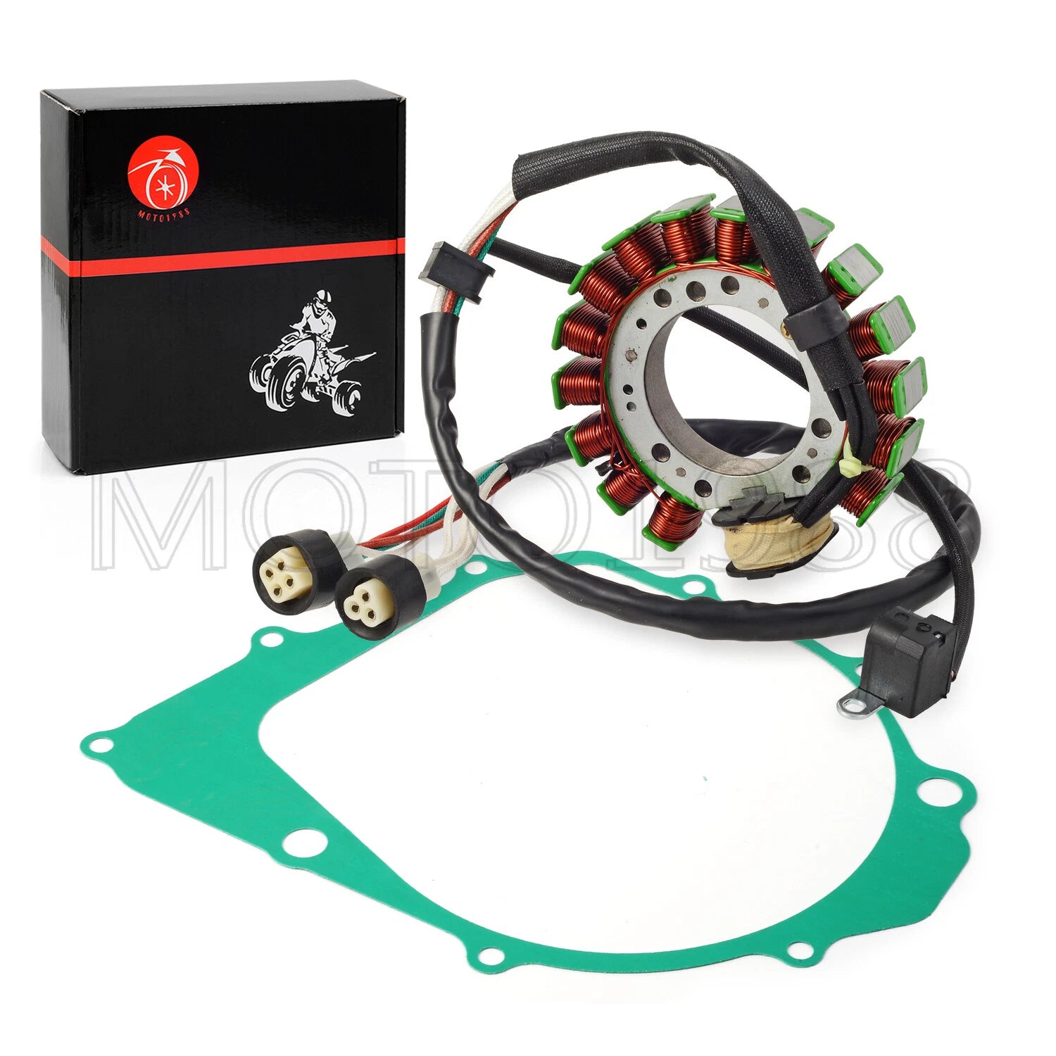Stator & Gasket for Yamaha Big Bear 350 4WD YFM350FW YFM350ER (1990–1994)