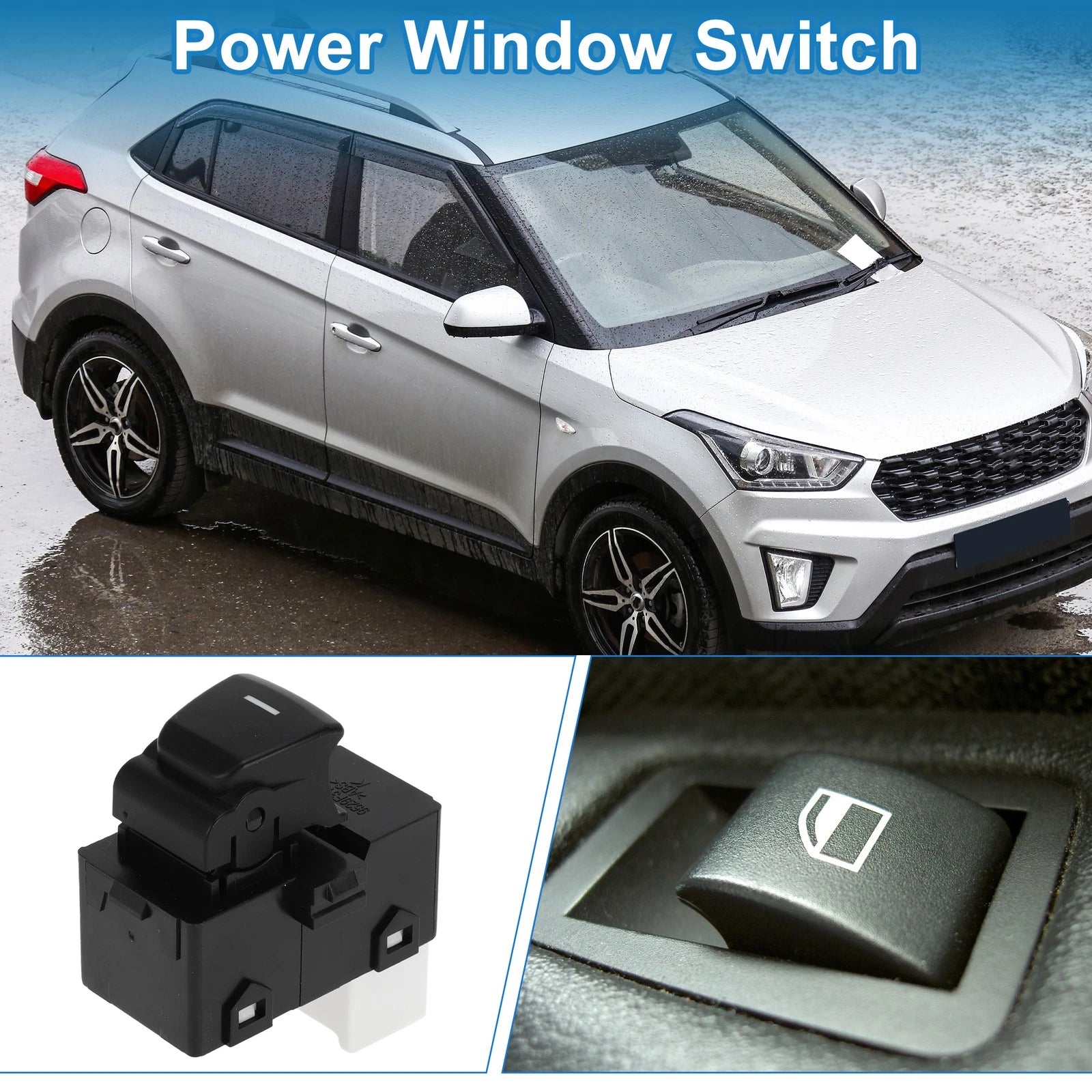 Passenger Side Power Window Switch Replacement for Hyundai Creta (2015–2023)