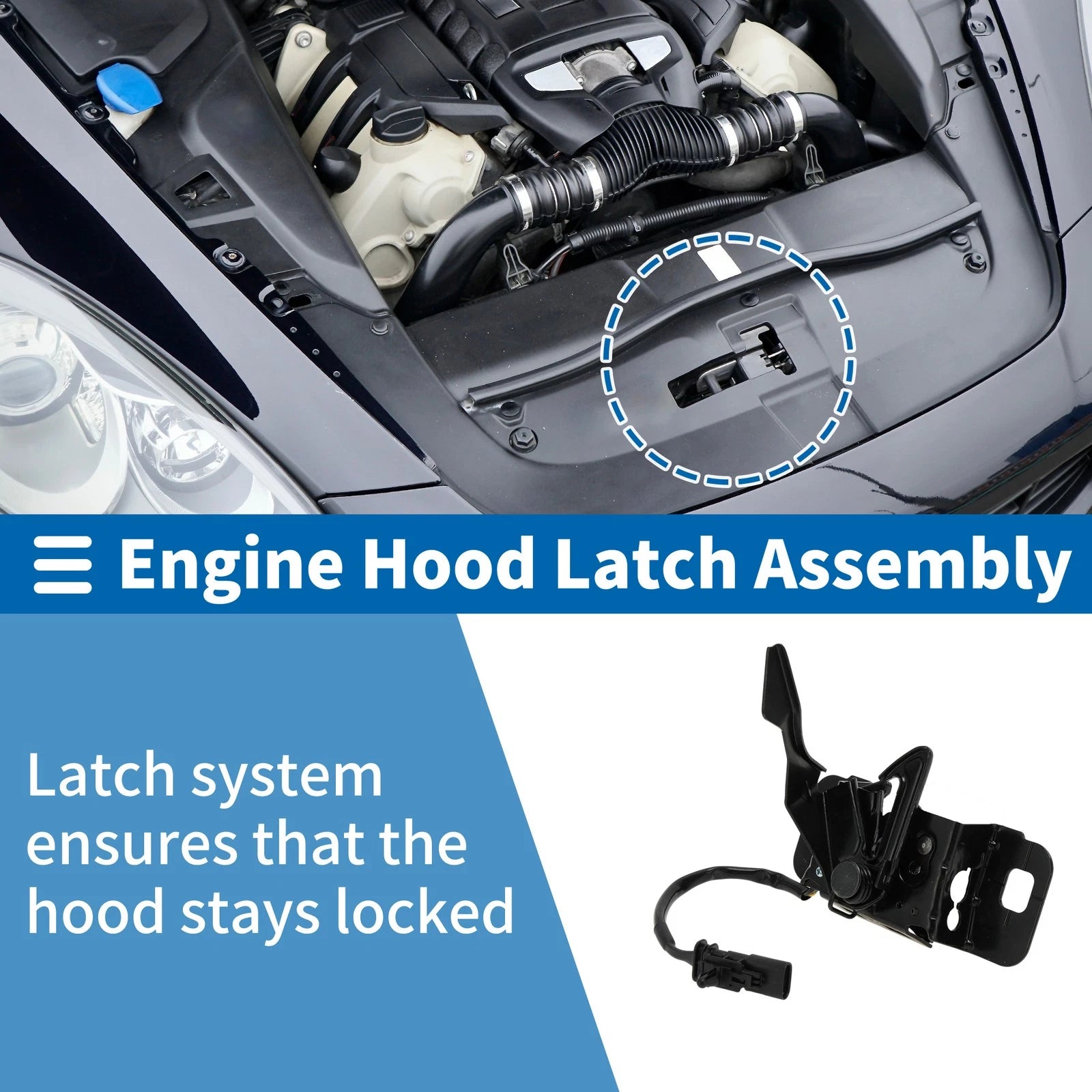 Hood Latch Assembly for Chevrolet Camaro (2019–2023) Replacement