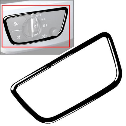 Headlight Switch Button Panel Cover Trim for Audi A4 B9 A5 S4 RS4 Q7 Q5 SQ5 (2016–2023)