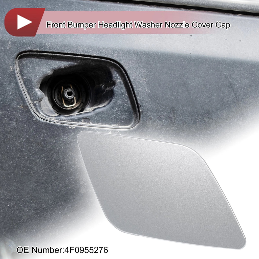 Front Right Washer Nozzle Cover Cap Replacement for Audi A6 (2005–2008)