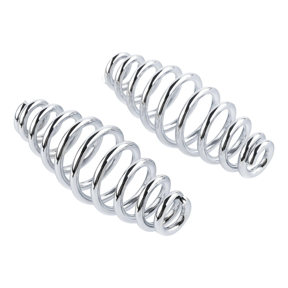Chrome 5" Barrel Solo Seat Springs for Harley Softail (–2017)