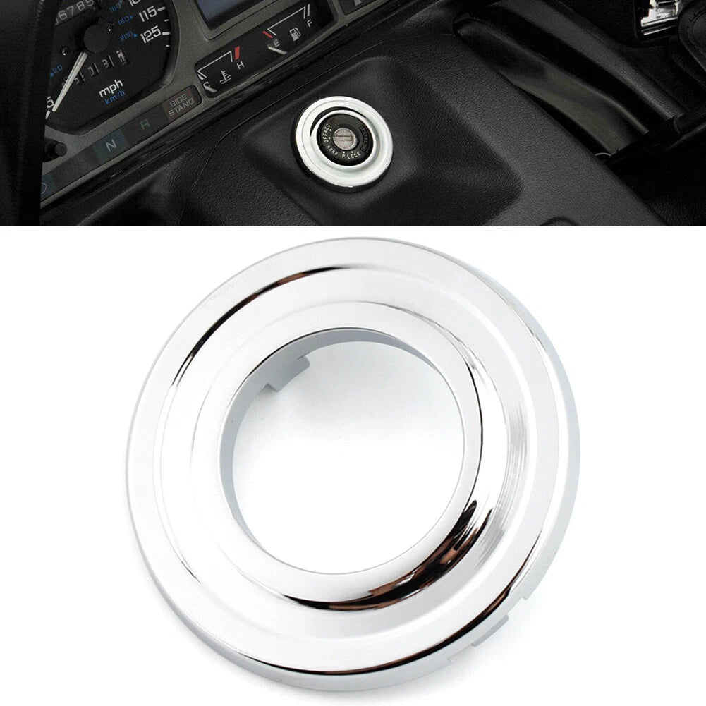 Chrome ABS Key Ignition Switch Grommet for Honda Goldwing GL1500 (1988–2000)