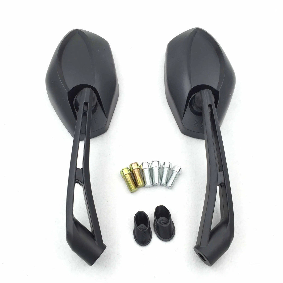 Black Rearview Mirrors 8mm 10mm for Suzuki B-King SFV650 (2008–2018)