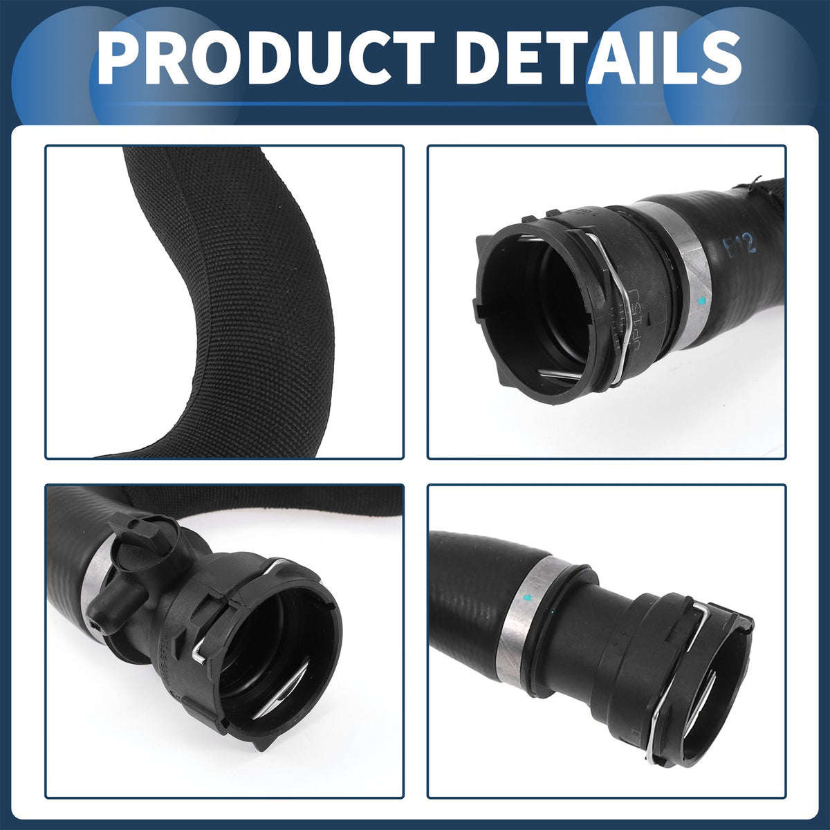 Radiator Hose for Audi A4 Quattro Cabriolet Convertible (2009)
