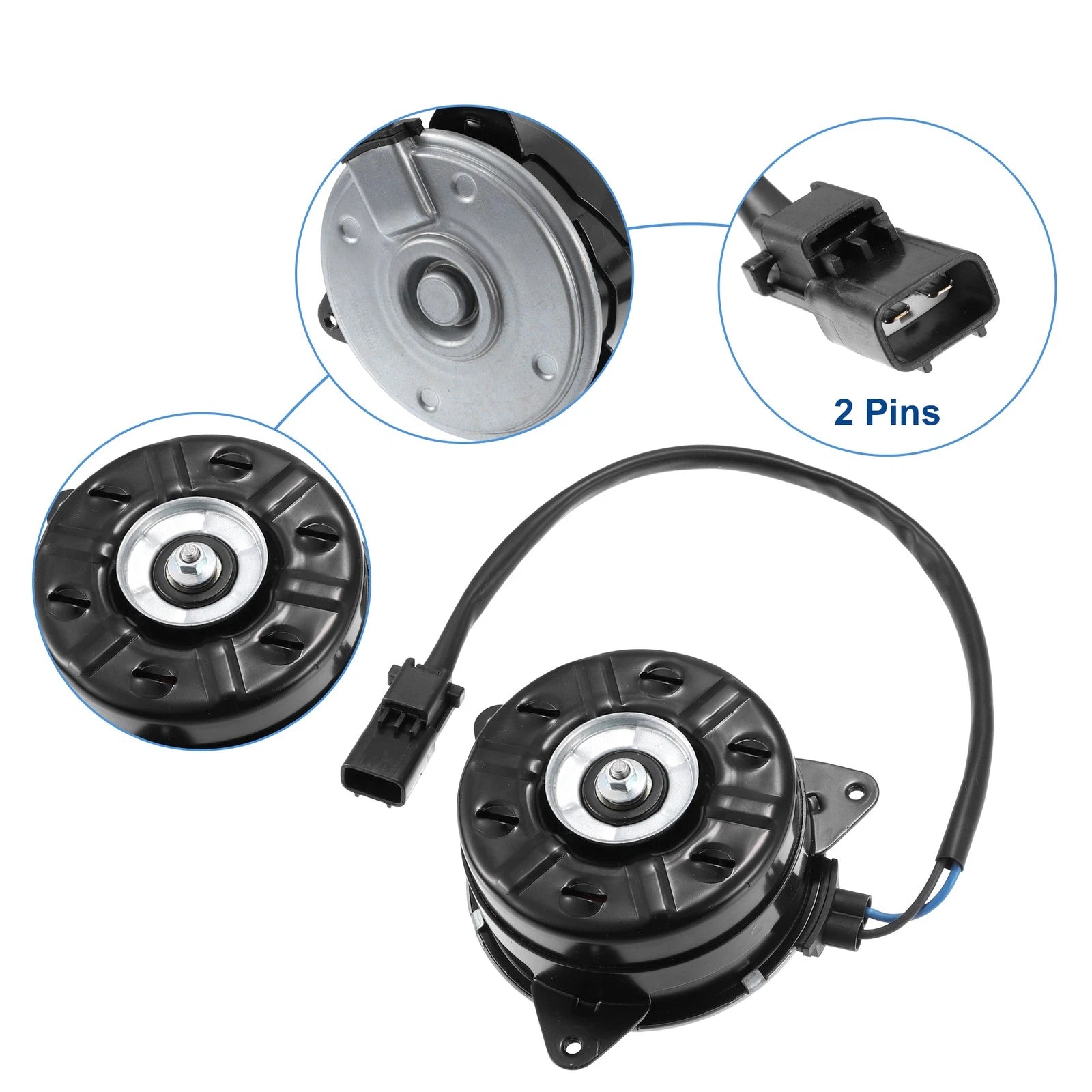 A/C Condenser Cooling Fan Motor Replacement for Honda Accord (1998–2002)