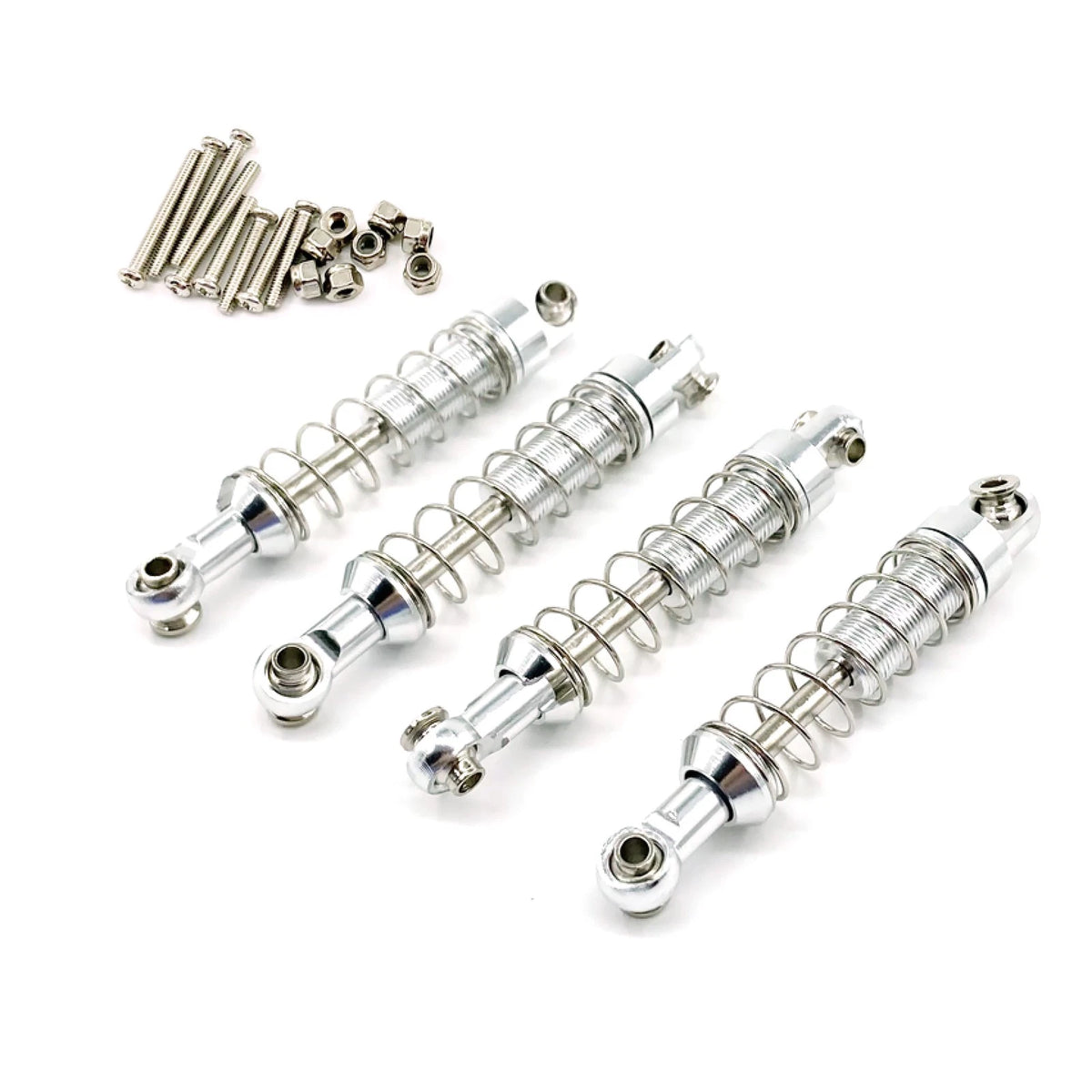 4X Metal Shock Absorber Spring Damper for WPL C14 C24 C34 MN D90 D91 D96