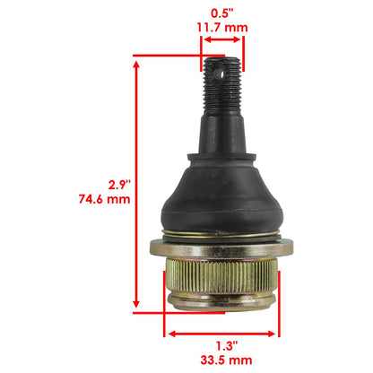 Lower Ball Joints Replacement for Kawasaki Mule 610 KAF400-D (2010–2016)