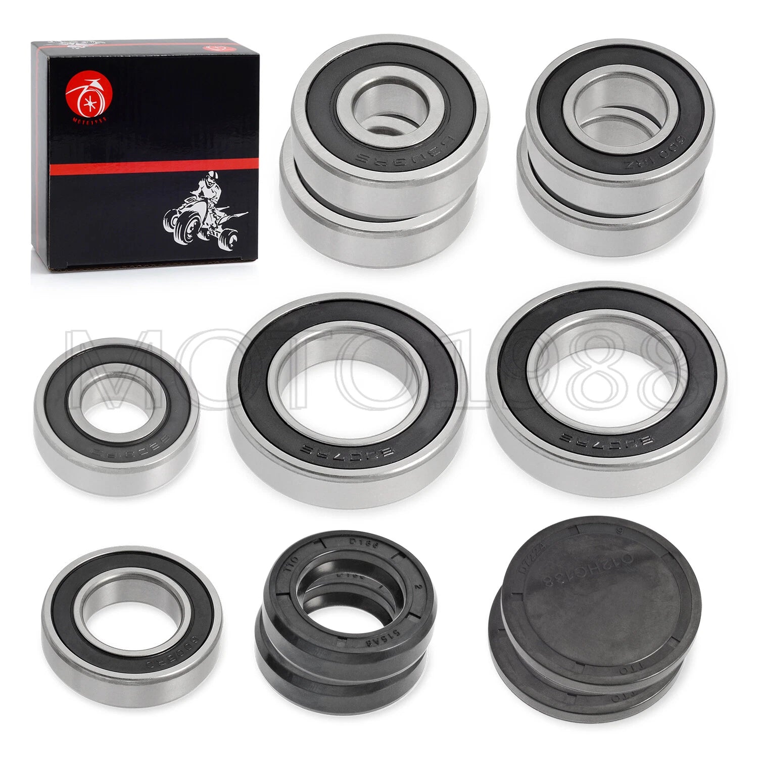 Rear End Bearing Seals Axle Freeze Plugs Kit for EZGO Golf Cart TXT (1994–Present)