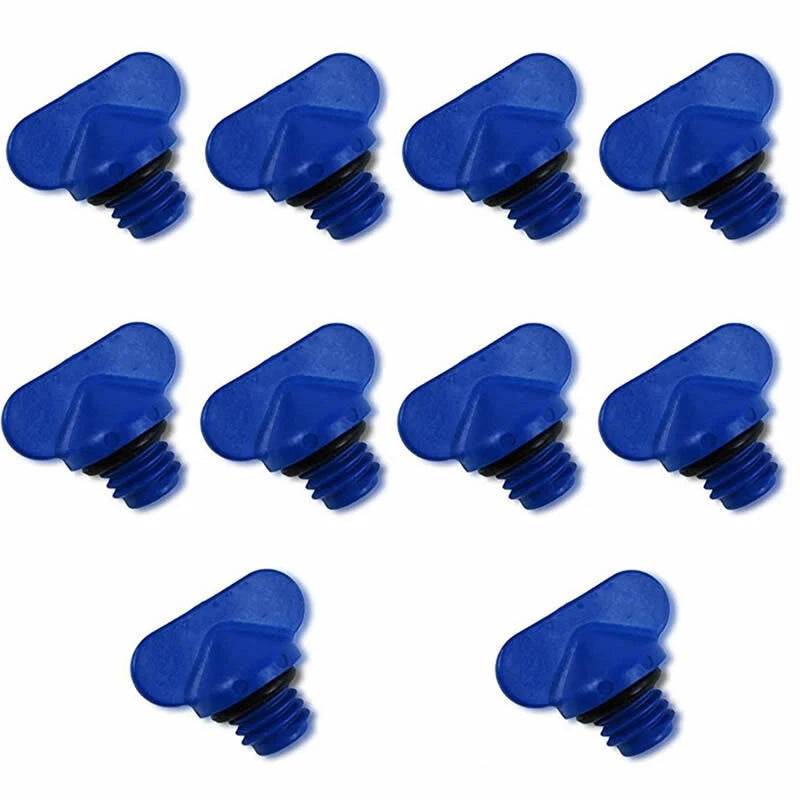 Set of 10 Manifold Block Drain Plug Screws for MerCruiser (22-806608A02, 18-4226)