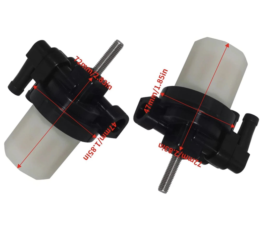 2Pcs Fuel Filter for Mercury Outboard 30HP 35HP 40HP 50HP 60HP (4-Stroke) 35-879884T
