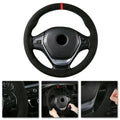 Steering Wheel Cover for Car (Black and Red)