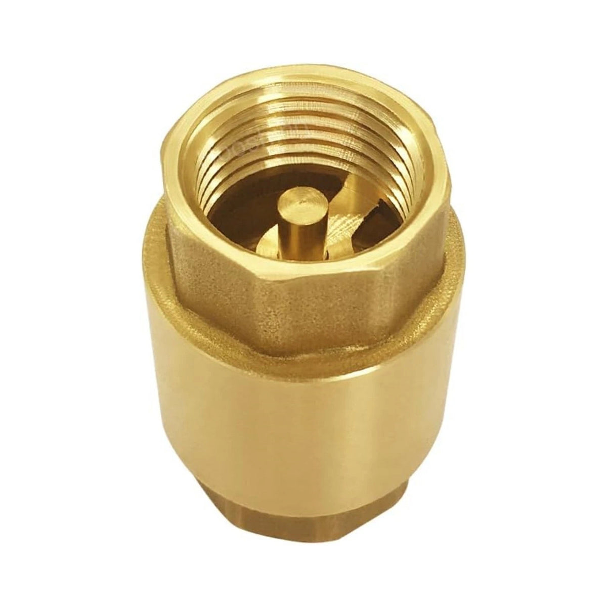 1/2 Inch NPT Brass Fuel Line Non-Return Valve Push Lock Design
