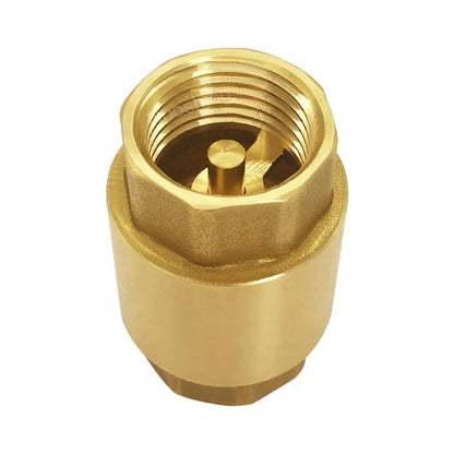 1/2 Inch NPT Brass Fuel Line Non-Return Valve Push Lock Design
