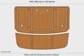 EVA Teak Flooring Pad for Carver 330 Mariner (1996)