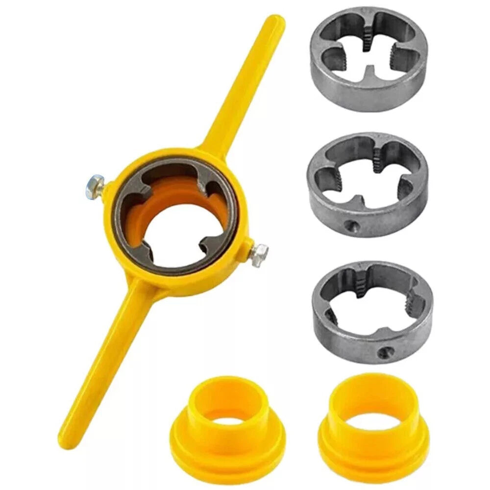 6pcs Plastic Pipe Thread Die Kit for Plumbing Tool (Universal)