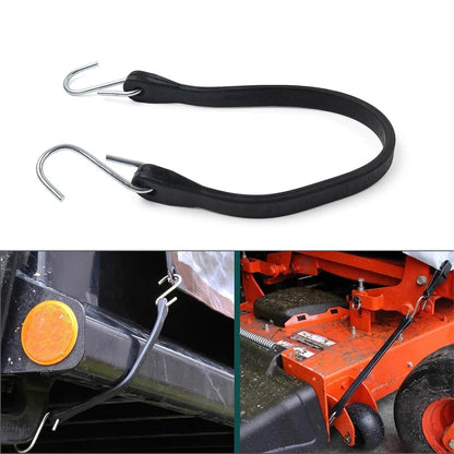 Set of 4 Heavy Duty Rubber Tarp Straps Tie Down Bungee Cords with Hooks