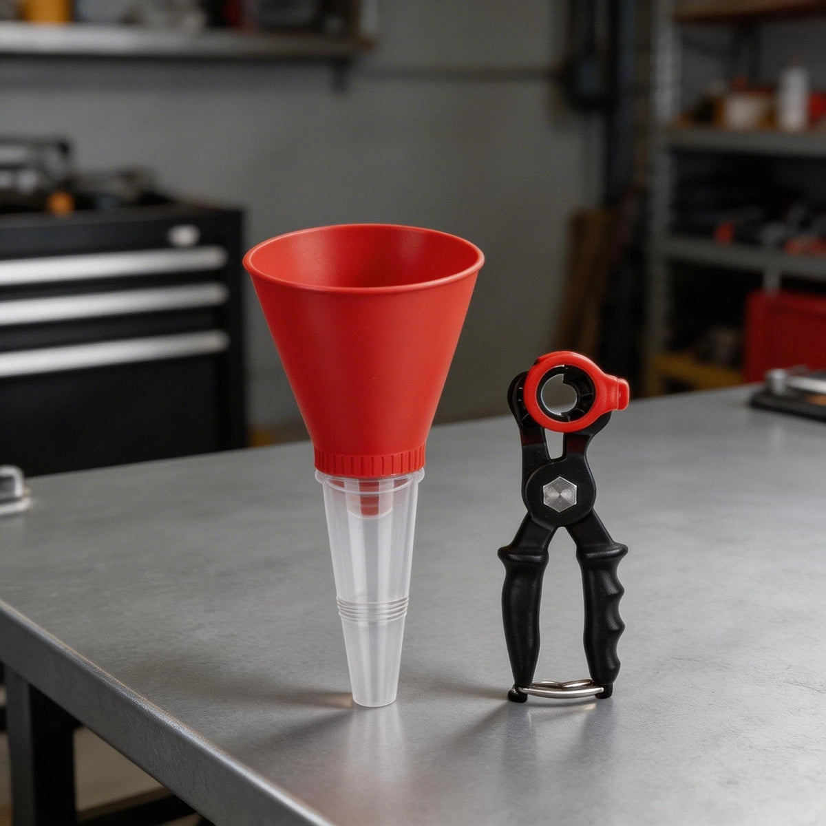 Threaded Oil Funnel Kit for Efficient Oil Changes