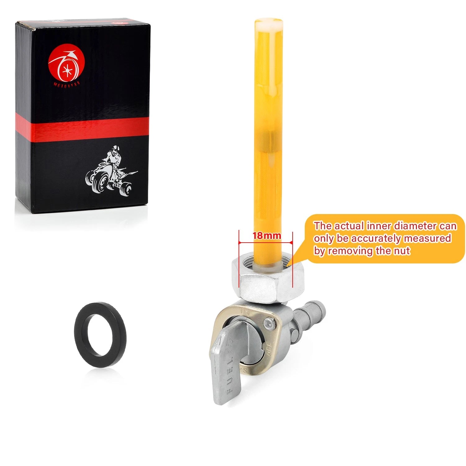 Fuel Valve Petcock 18x1.0mm for Honda CB650 CB650C CB750C CB900C (1981)