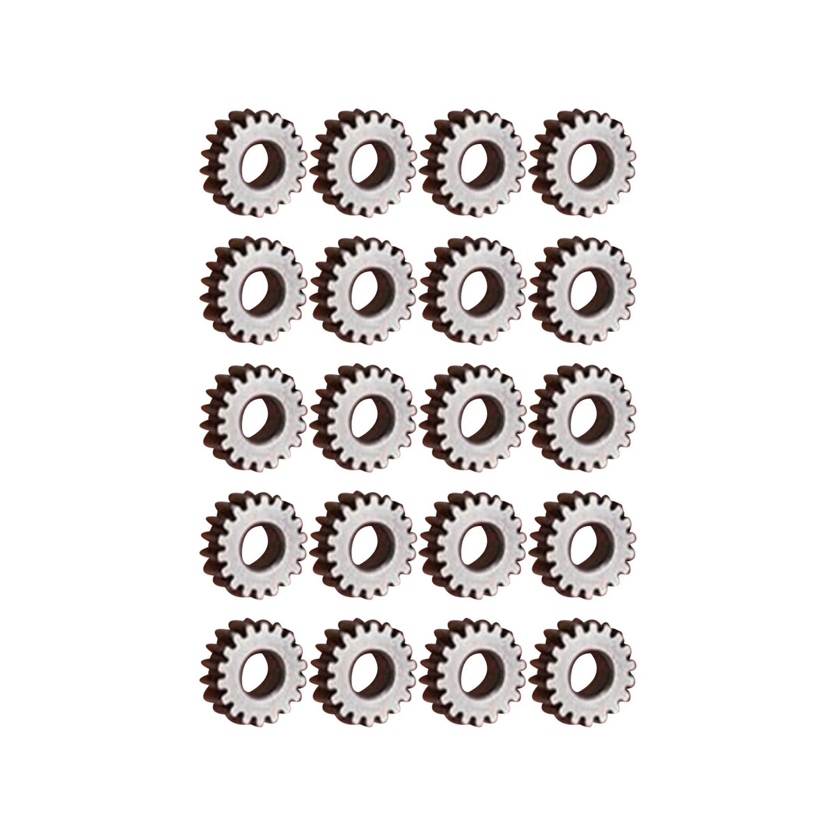 20PCS Steel Gear for Small Motor (0.3 Modulus, Hole 2.55MM)