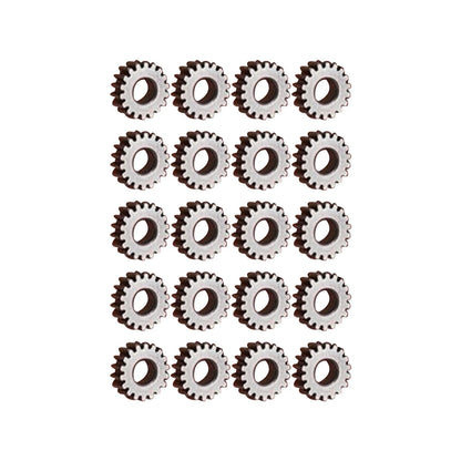 20PCS Steel Gear for Small Motor (0.3 Modulus, Hole 2.55MM)