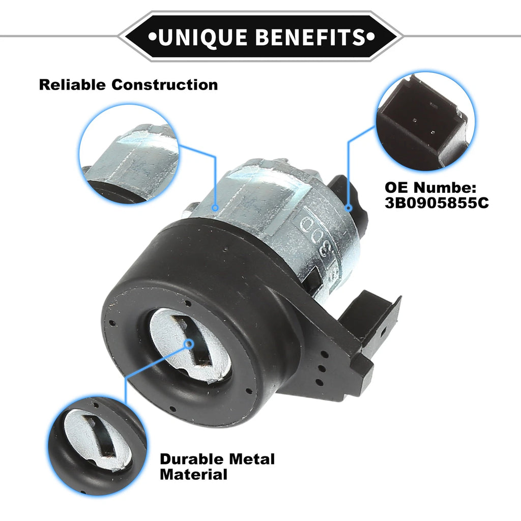 Ignition Lock Cylinder Replacement for Volkswagen Beetle (1998–2011)