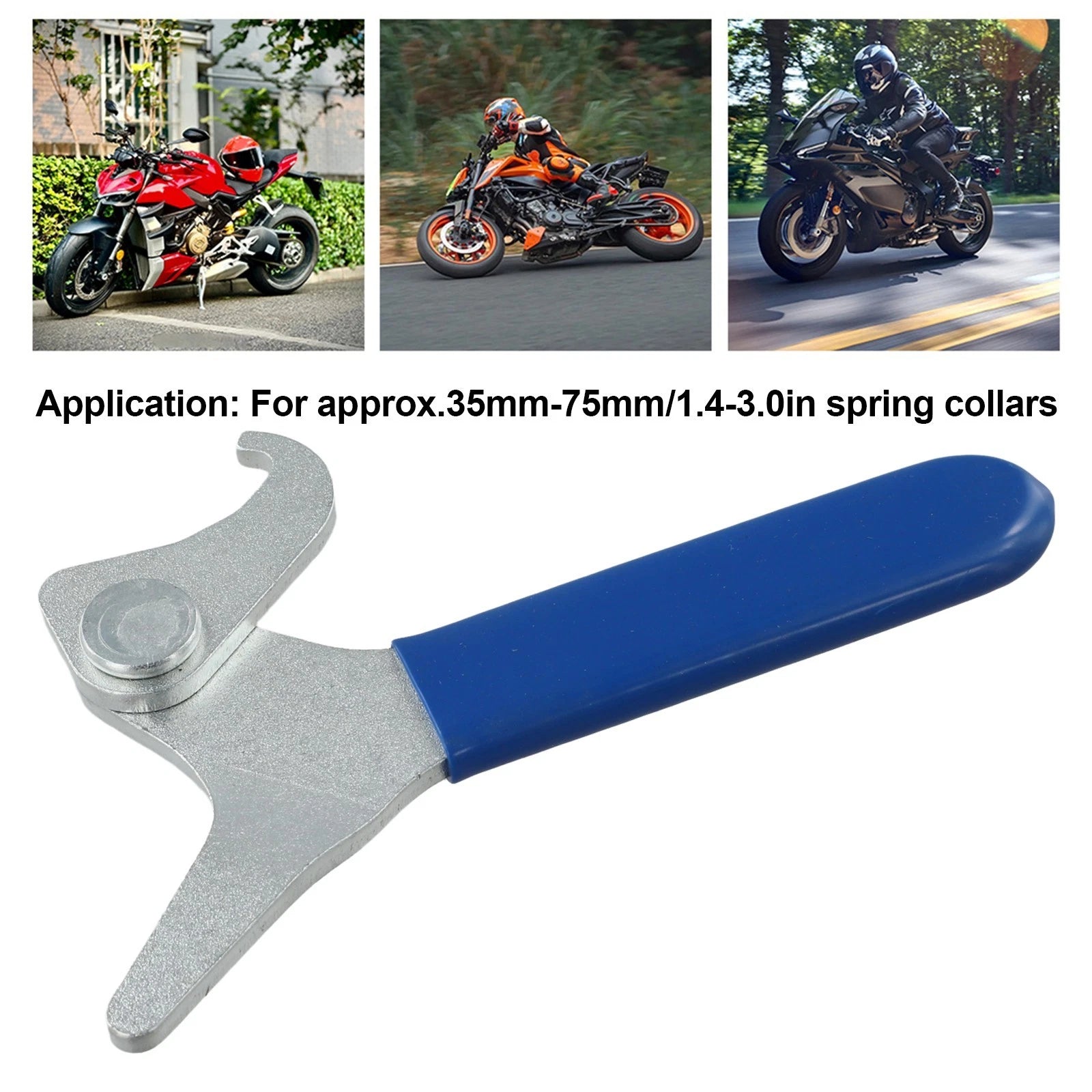Shock Absorber Tool for Various Motorcycle Models (Preload Adjustments)