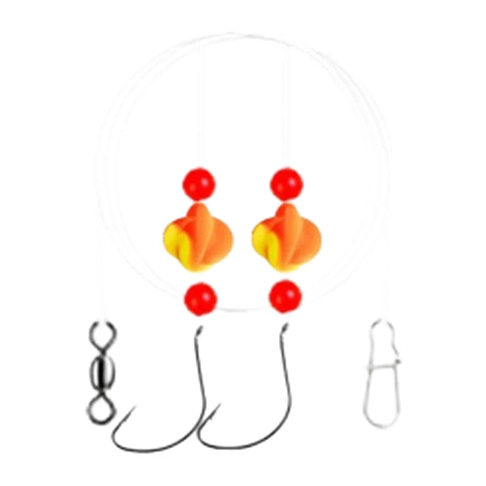 EVA Enhanced Pompano Rig for Fishing (Dual Floats, Stable Sinker)