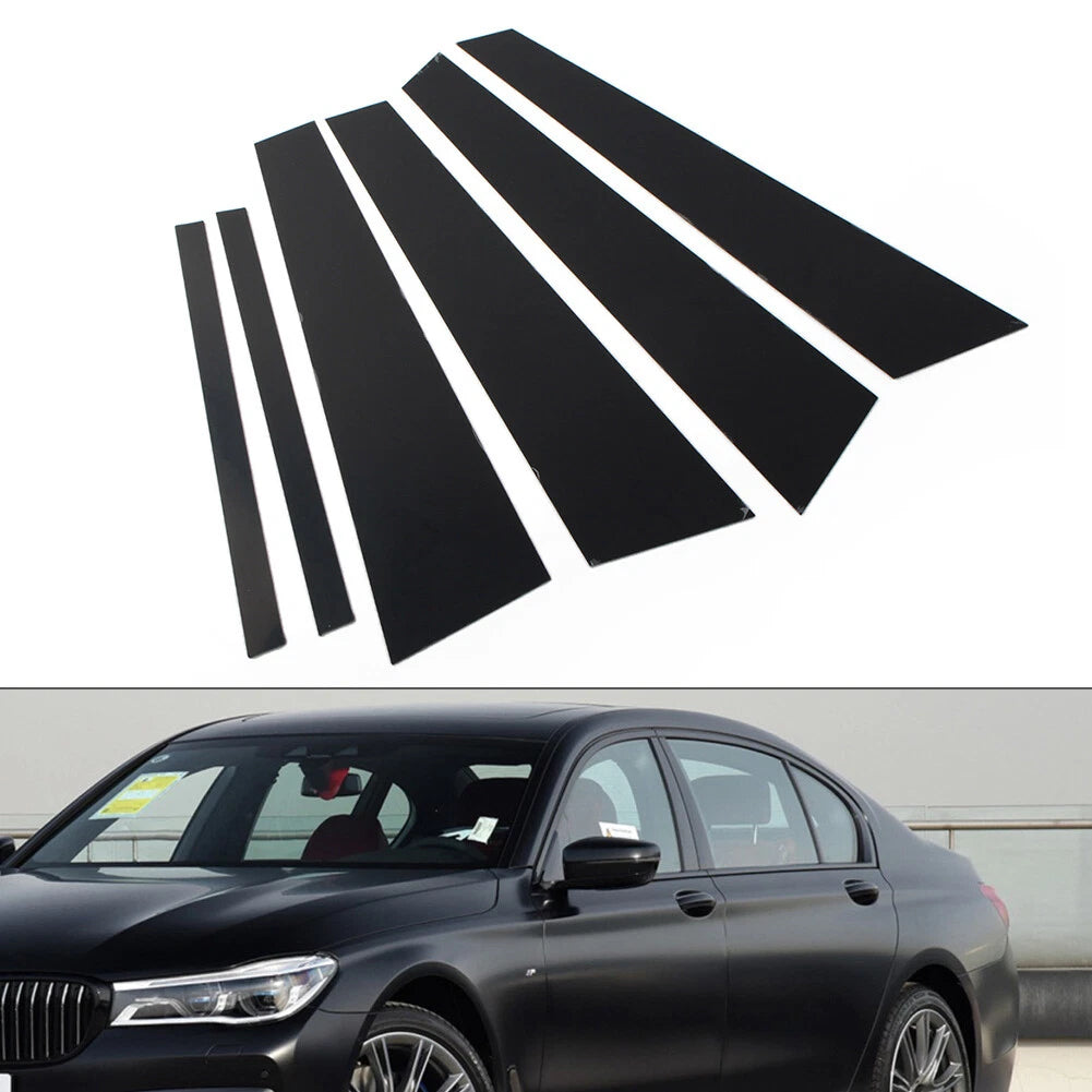 6x Window Pillar Posts Door Trims for BMW 7 Series G11 G12 (2016–2021)
