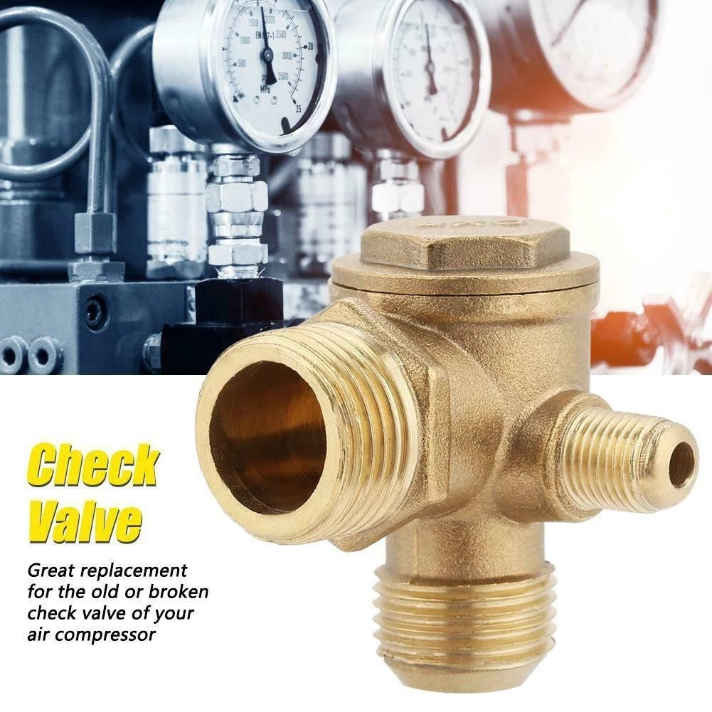 Air Compressor Check Valve for External Thread (0.8in, 0.7in, 0.4in)