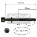 Engine Cylinder Head Bolt Set for Holden Frontera MX (1999–2002)