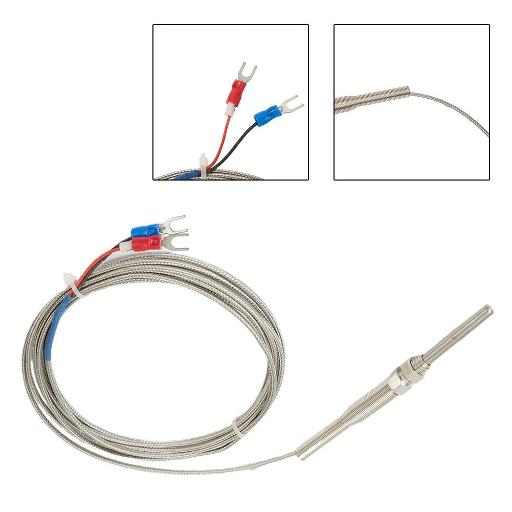 K-Type Thermocouple Probe Sensor for Automotive Applications (100–1250°C)