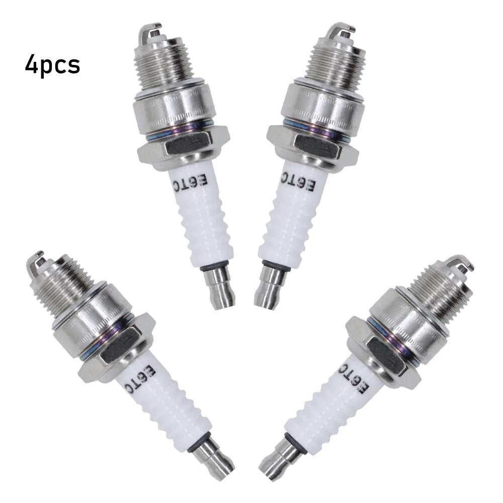 4X Spark Plug for Yamaha PW50 PW80 LT50 LT80 E6TC BP6HS (50cc-110cc)