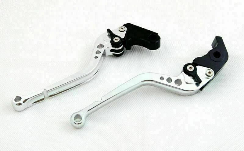 Long Brake Clutch Lever for Honda CBR650F/CB650F (2014–2015) (F-18/H-65) Silver T9