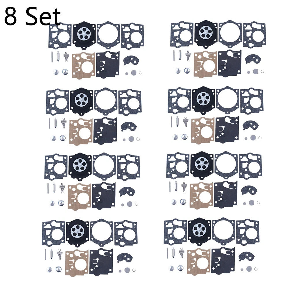 Set of 8 Carburetor Gasket Kit for McCulloch Mac Promac 700 8200 (1970–1990)
