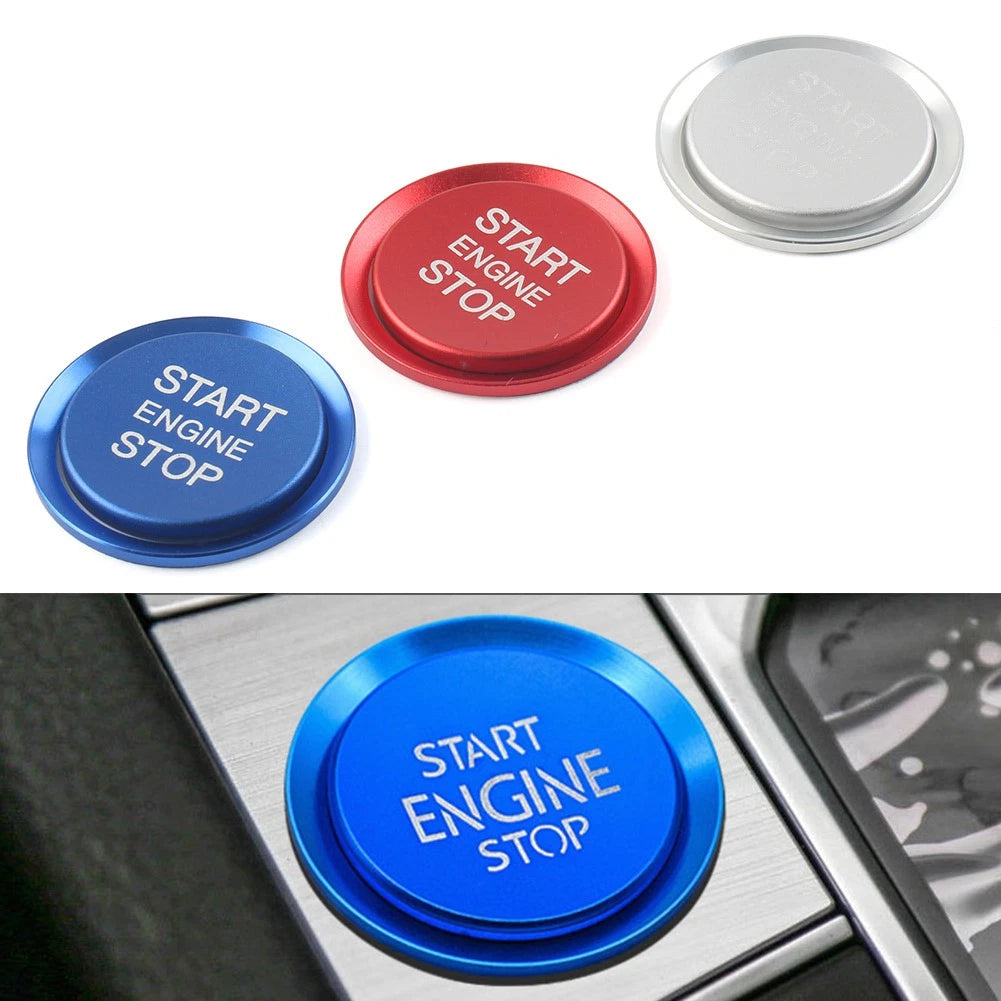Engine Start Stop Switch Button Cover Trim for VW Tiguan, Atlas, Jetta, CC (2017–2023)