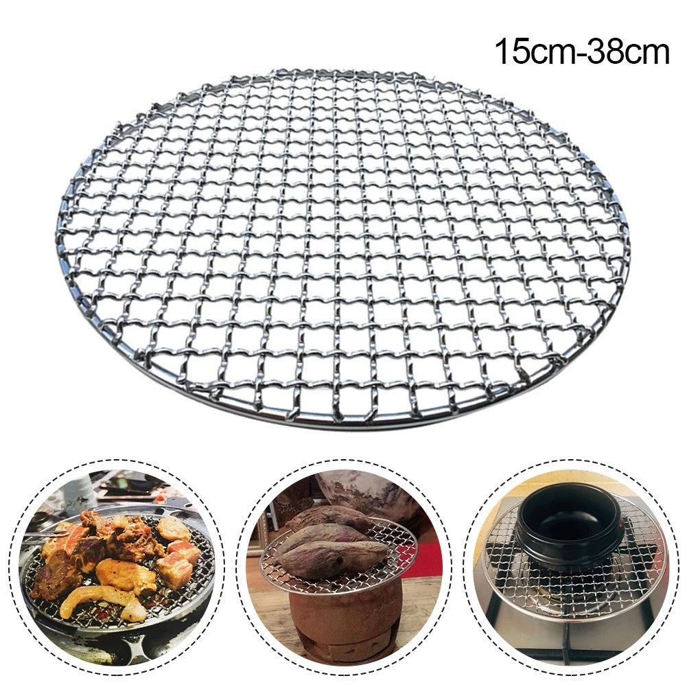 Round Stainless Steel BBQ Mesh for Korean BBQ Tool