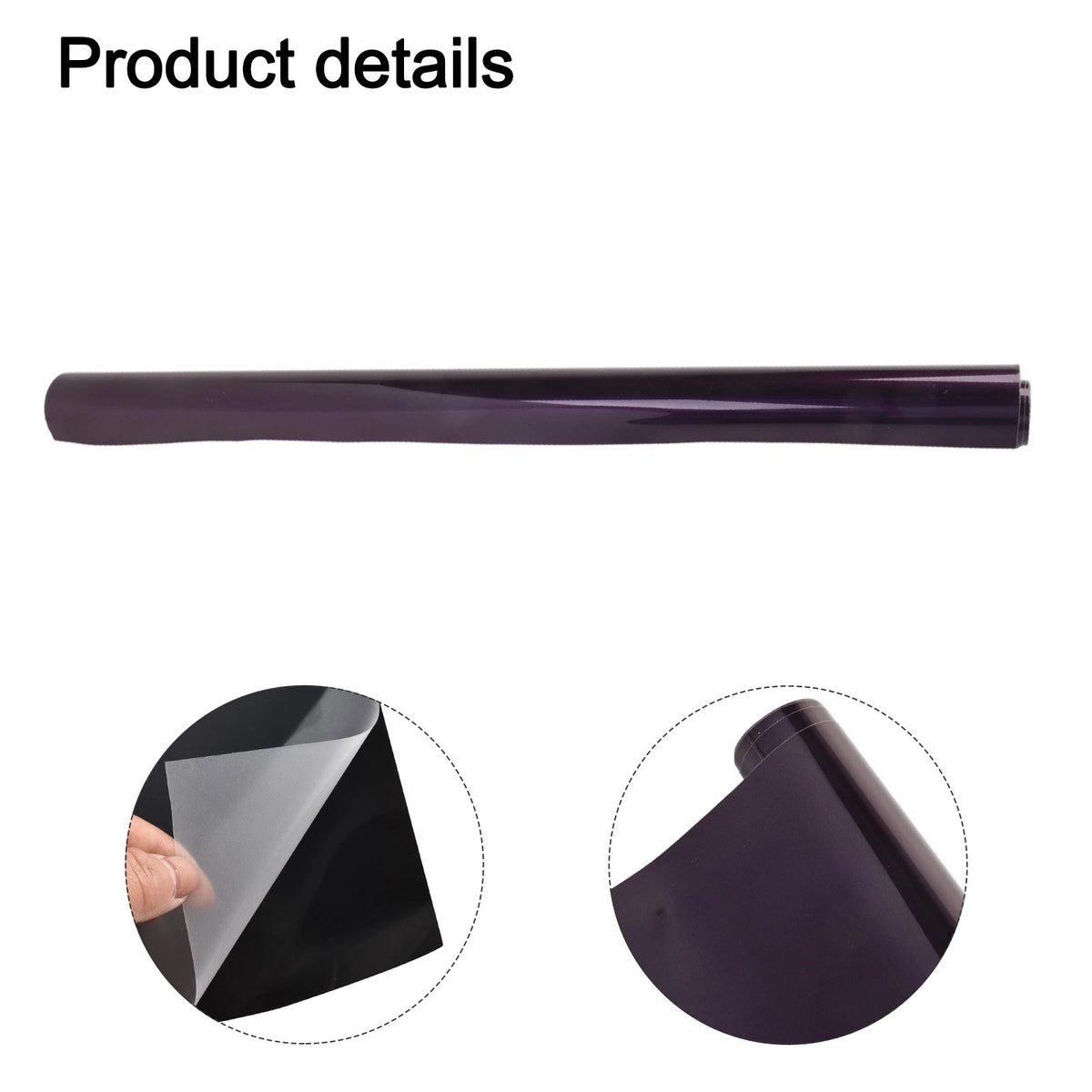 Customizable 50x100CM Bright Purple Vehicle Color Film for Auto Styling