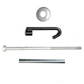 Metal Replacement Spare Tire Hooks and Brackets for Outlander