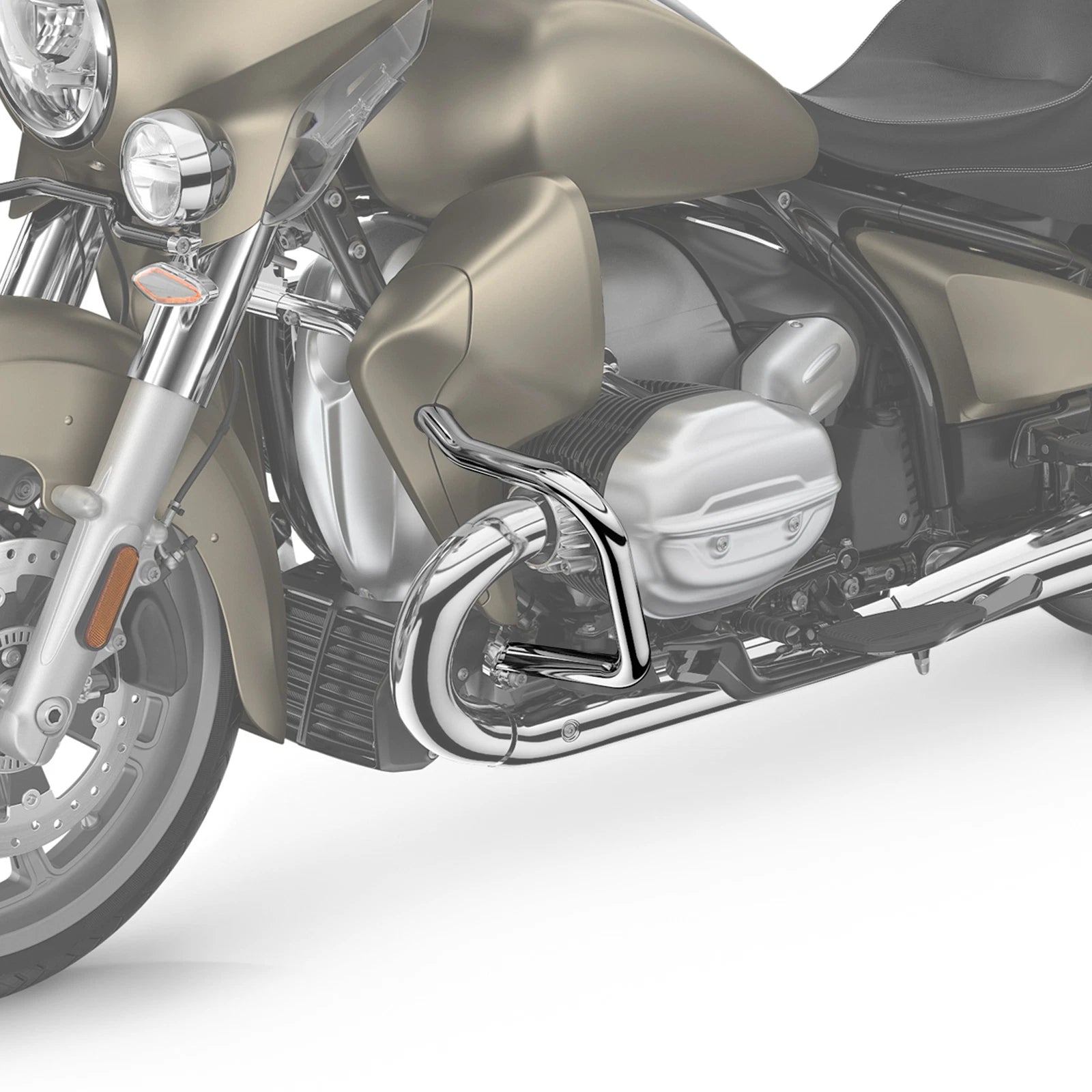 Chrome Engine Guard Highway Crash Bar for BMW R18 Transcontinental (2021–2024)