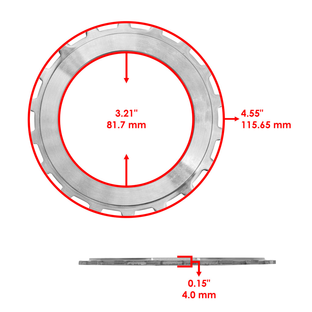 Clutch Friction Plates Kit Replacement for Honda Foreman Rubicon 500 2015–2019