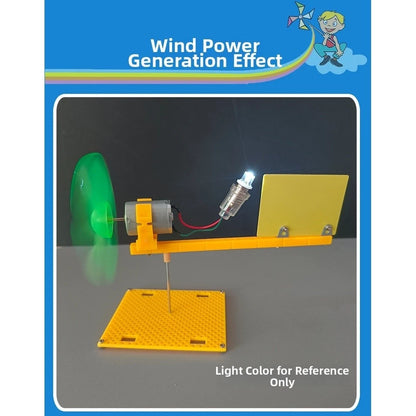 Wind Power Demo Kit for Small Turbine (E10 White Light, 360 Rotation)