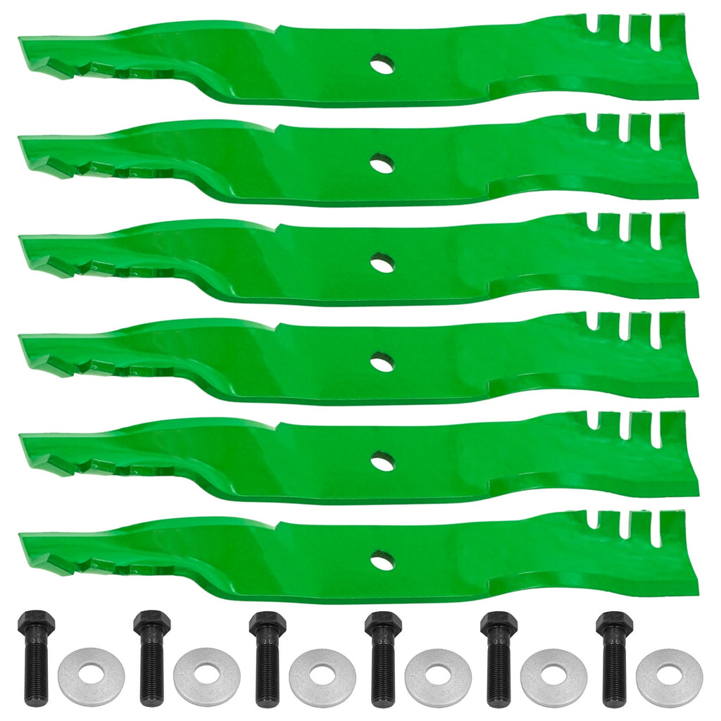 Deck Blade and Bolt Replacement for Toro HD1500 HD2000 HD2500 (52 inch) (2010–2014)