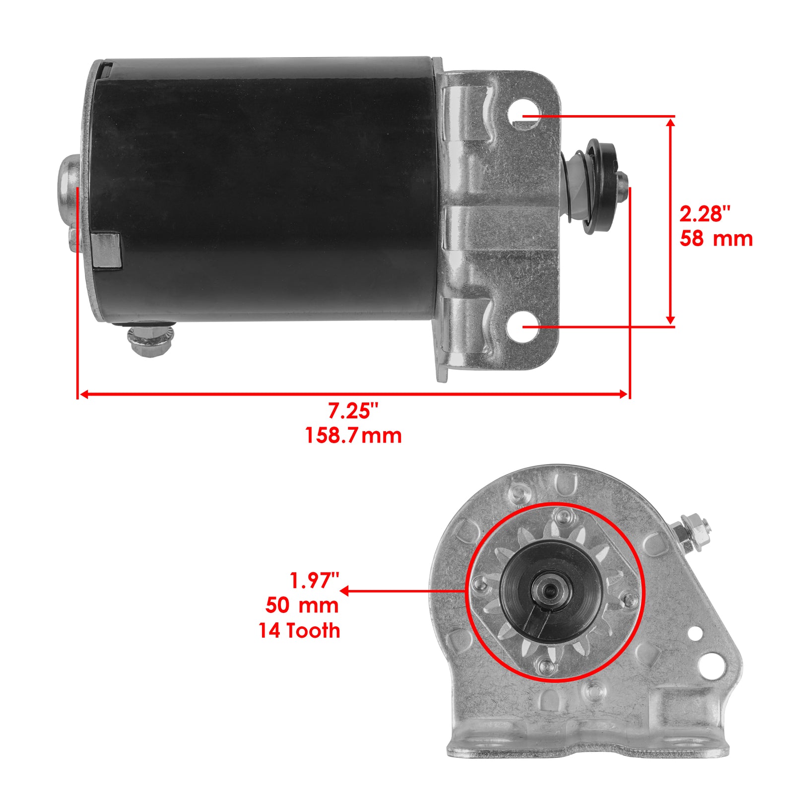 Starter Replacement for John Deere 102 105 107S 115 100 Series (1992–2002)