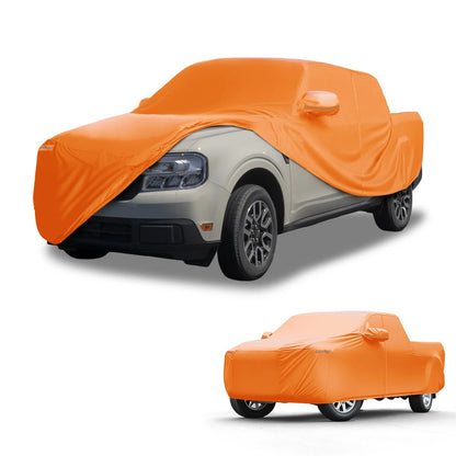 Waterproof Car Cover for Ford Maverick (2022–2023) - Orange, Zippered