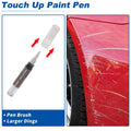 Touch Up Paint Pen Set for Calm Black Seat Steering Console (3+3 ml)